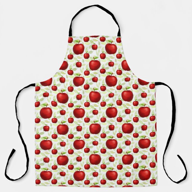 Delantal Maestra Apple Tree Patterns Maestra de Arte Preesc (Anverso)