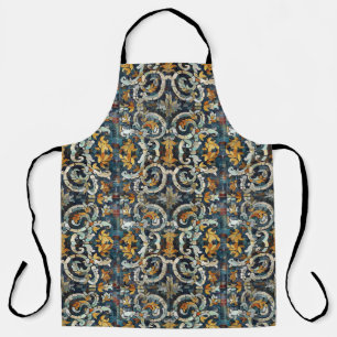 Delantal Maestra de mosaico mediterráneo