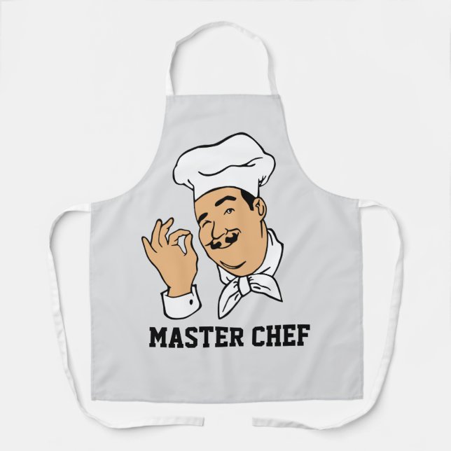 DELANTAL MAESTRO CHEF DAD MEN'S KITCHEN APRON (Anverso)