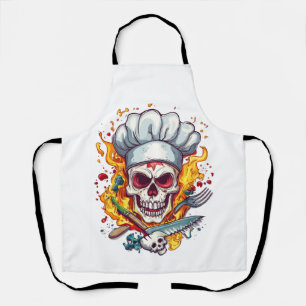 Delantal Maestro de Cocina Jefe Calavera