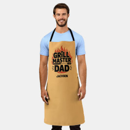 Delantal Maestro de la Parrilla Papá