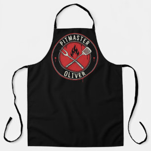 Delantal Maestro de la Parrilla Retro Pitmaster