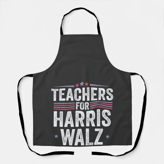 Delantal Maestros por Harris Walz 2024 Elecciones Kamala Ti (Anverso)
