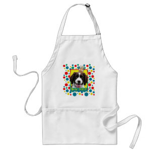 Delantal Magdalena de la invitación - perro de aguas de