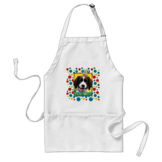 Delantal Magdalena de la invitación - perro de aguas de