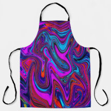 Magenta de mármol, arte abstracto azul y rojo