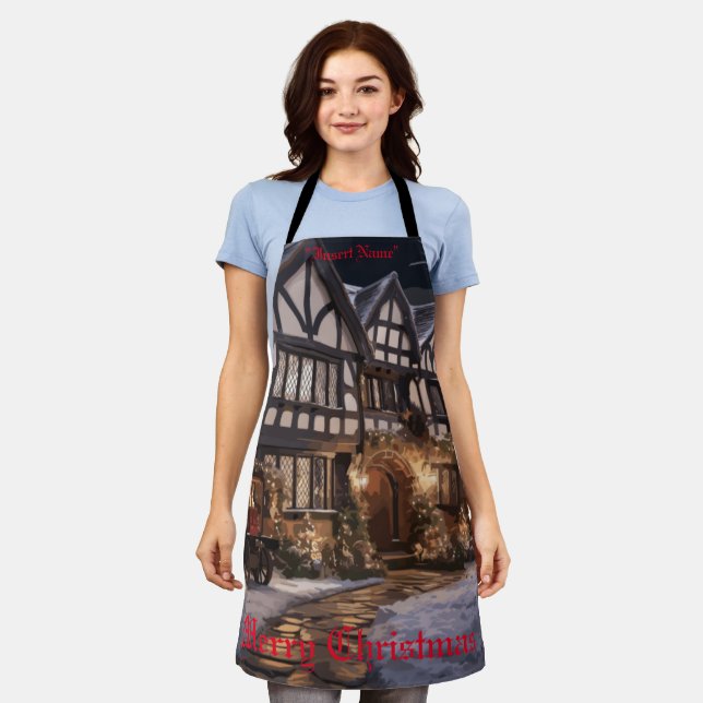 Delantal Mágica de Navidades Rústicos (Gastado)