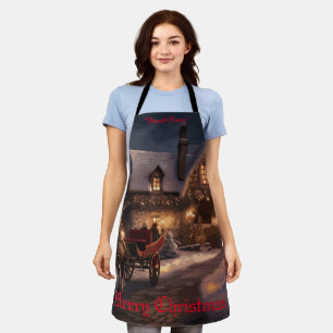 Delantal Mágica de Navidades Rústicos