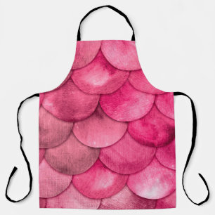 Delantal Mágica Mermaid Color rosa brillante Escorias Acuar