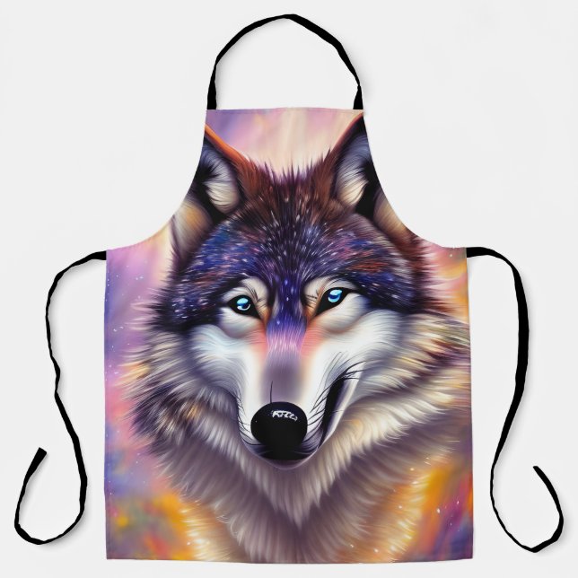 Delantal Magnífica mágica del lobo (Anverso)