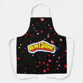 Delantal Magnífica tipografía