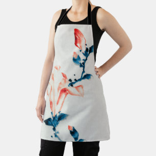 Delantal Magnolia rosa, Hokusai, Ukiyo-e