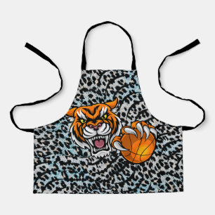 Delantal "Majestad del Tigre: Colección de gráficos de anim