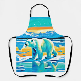 Delantal Majestad Polar: Paisaje Ártico