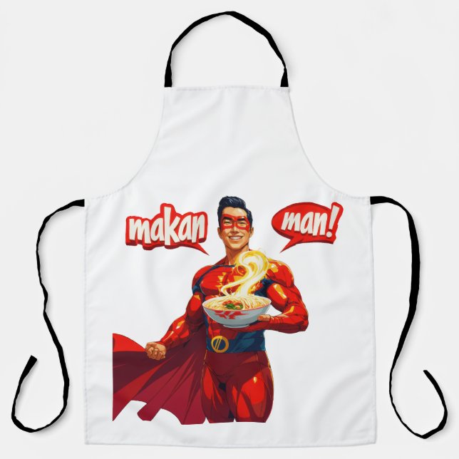 Delantal Makan Man - Singapur (Anverso)