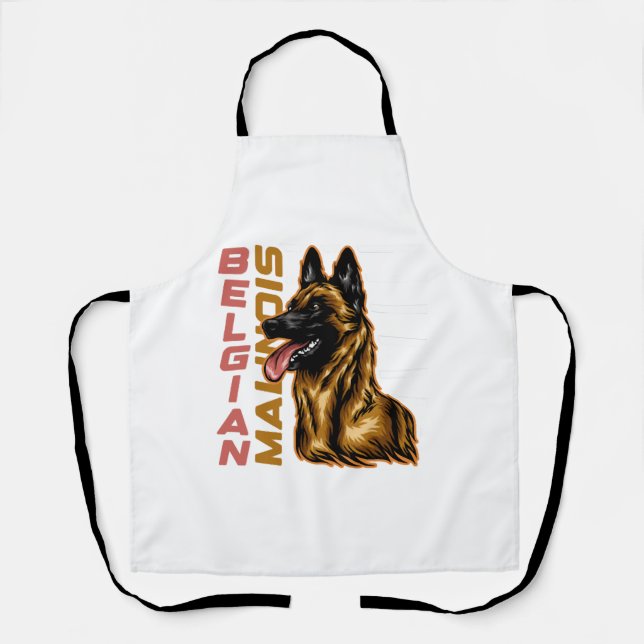 Delantal Malinois belga (Anverso)