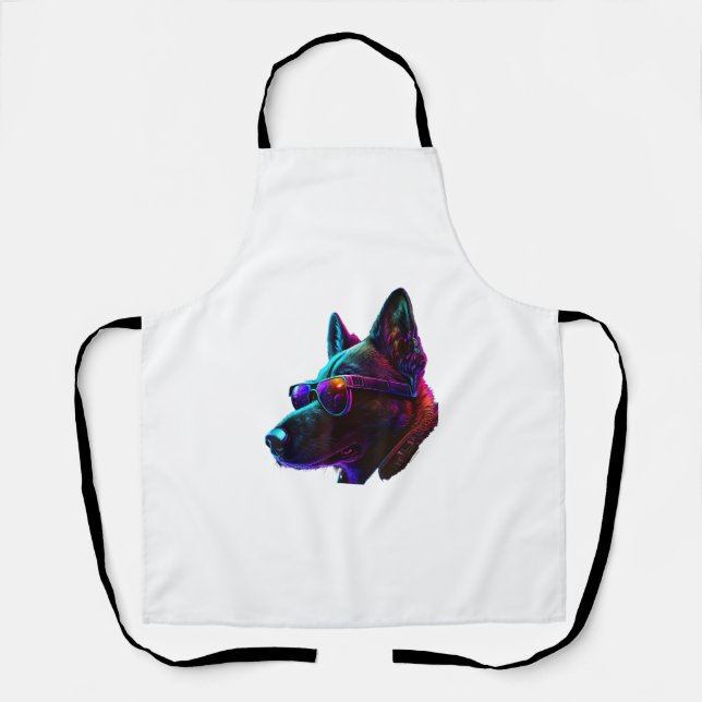 Delantal Malinois belga perros Malinois belga (Anverso)