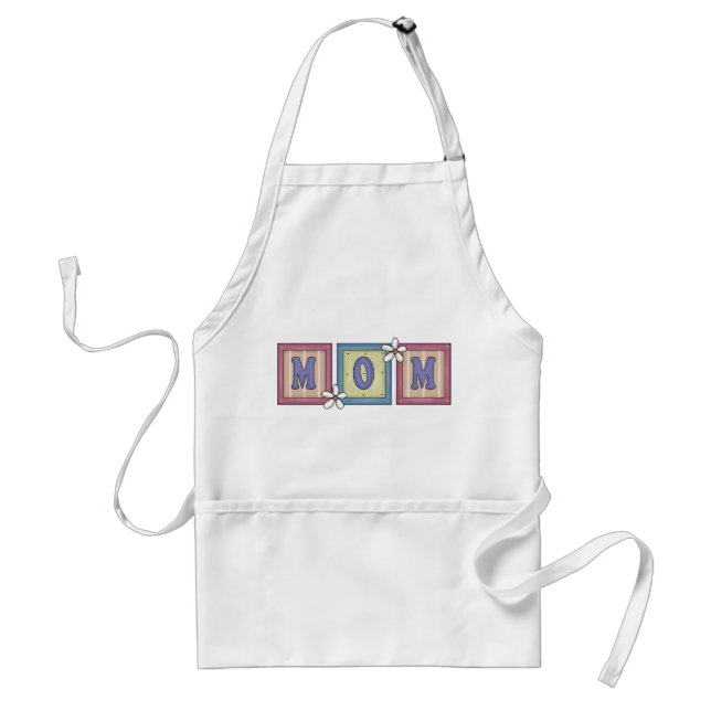 Delantal Mamá bloquea Apron (Frente)