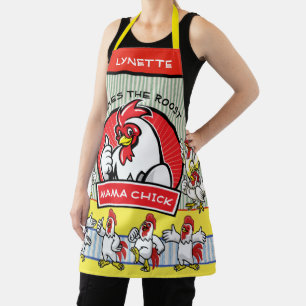Delantal MAMA CHICK REGLA EL Aprón RAÍZ