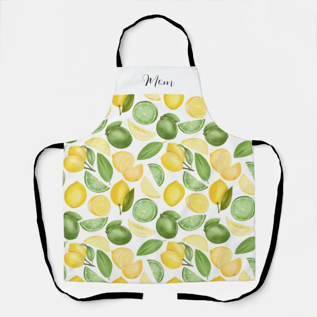 Delantal Mamá Citrus Lemon (Anverso)