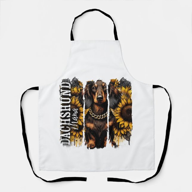Delantal Mamá Dachshund (Anverso)