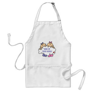 Delantal Mamá de Chicas gemelos camisetas y regalos