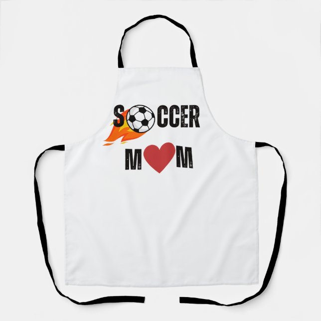 Delantal Mamá de fútbol (Anverso)