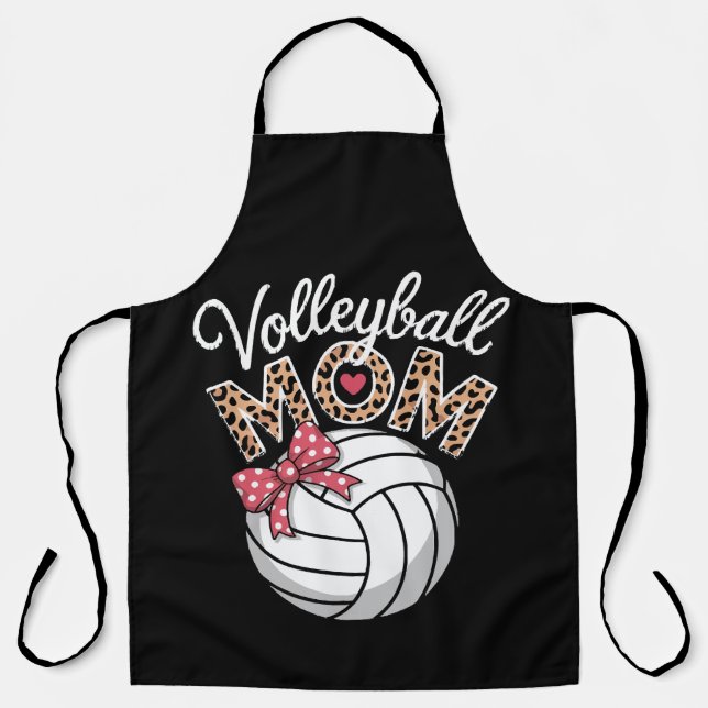 Delantal Mamá de voleibol (Anverso)