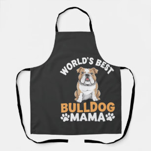 Delantal Mamá del Bulldog más grande del mundo