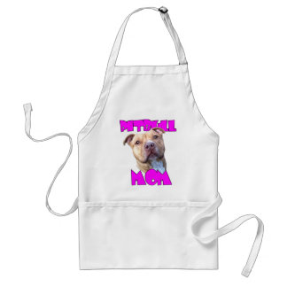 Delantal Mamá del perro de Pitbull