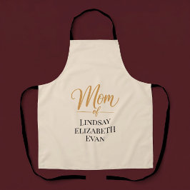 Delantal Mamá elegante personalizada
