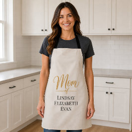 Delantal Mamá elegante personalizada