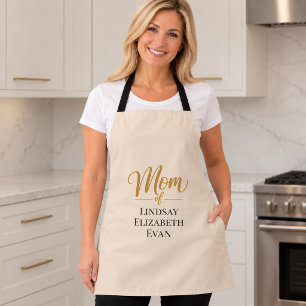 Delantal Mamá elegante personalizada