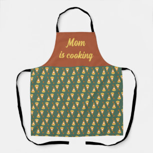 Delantal mamá está cocinando frases otoño