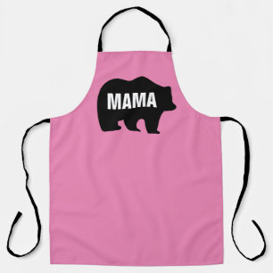 DELANTAL MAMA GRIZZLY BEAR MOM FUNNY KITCHE APRON