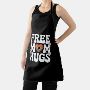 Delantal Mamá libre abraza el orgullo LGBT de lesbianas tra