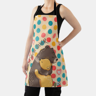 Delantal Mamá linda Apron, regalo del día de la madre, la m