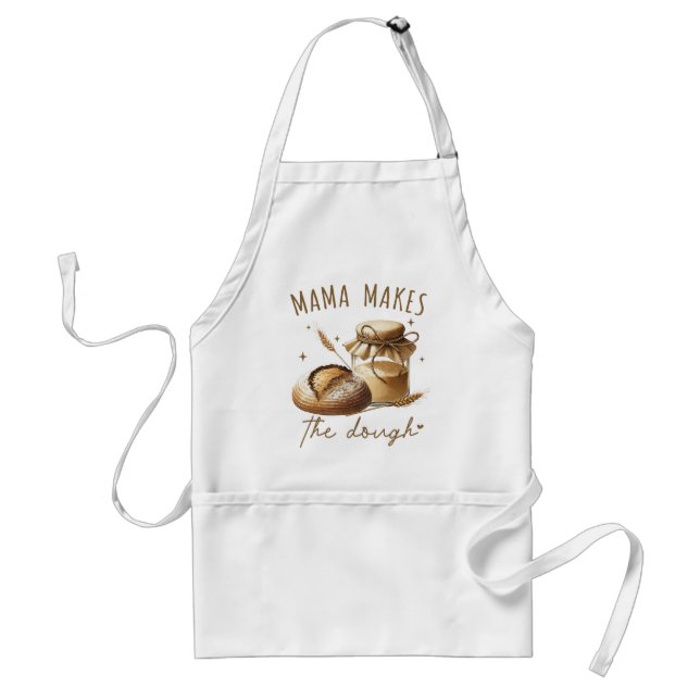 Delantal Mama Makes The Dough Funny Sourdough (Frente)
