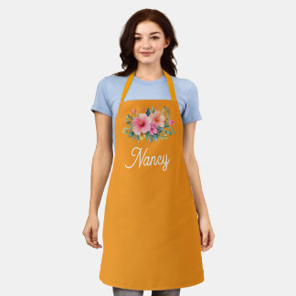 Delantal Mamá — Mi Primer Hogar | Floral de Madre e Hija