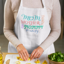 Mamá nombra a Apron personalizado