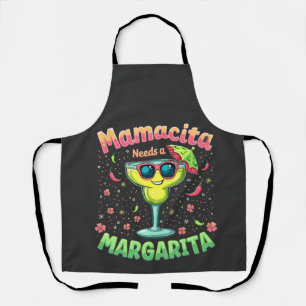 Delantal Mamacita necesita una Fiesta Margarita Cinco de Ma