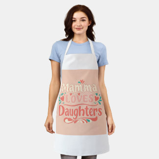 Delantal Mamma ama a las hijas - Diseño de tipografía pasto