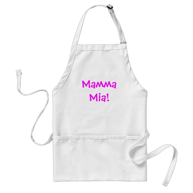 Delantal ¡Mamma Mia! (Frente)