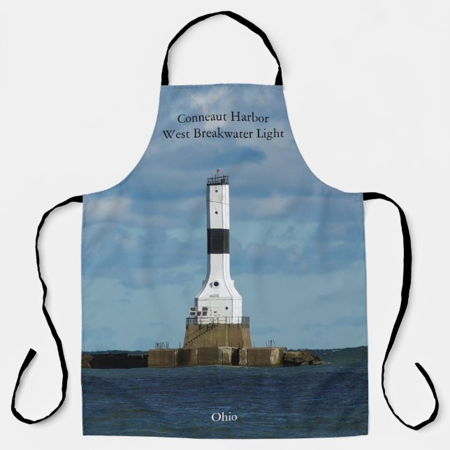 Delantal Mancha de luz de agua de rompeolas del Oeste de Co (Anverso)