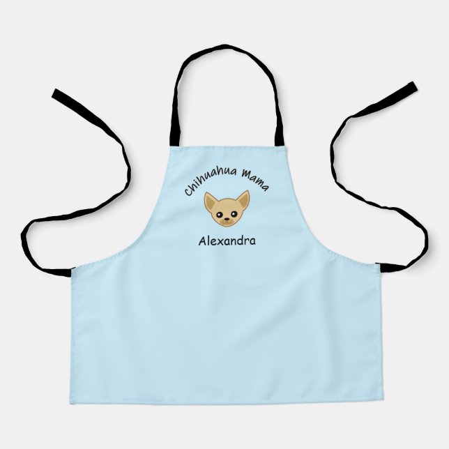 Delantal Mancha de mamá de Chihuahua (Anverso)