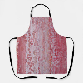 Delantal Manchas rojas y rosadas