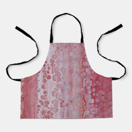 Delantal Manchas rojas y rosadas