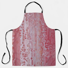Delantal Manchas rojas y rosadas