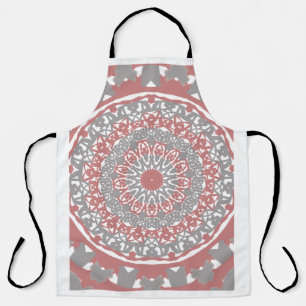Delantal Mandala Boho – Elegante Cocina y Arte 