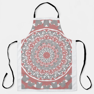 Delantal Mandala Boho – Elegante Cocina y Arte
